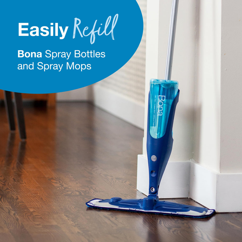 Bona PowerPlus Hardwood Floor Deep Cleaner Refill - 128 fl oz - Refill for Bona Spray Mops and Spray Bottles - Residue-Free Floor Cleaning Solution for Wood Floors