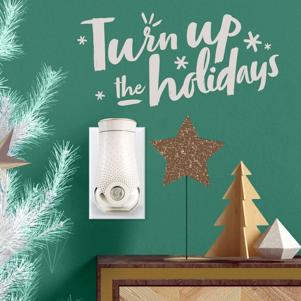 Glade PlugIns Refills Air Freshener, Scented and Essential Oils for Home and Bathroom, Twinkling Pine & Cedar, 3.35 Fl Oz, 5 Count