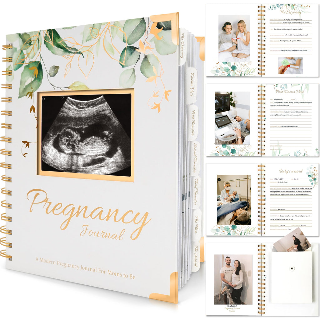 Pregnancy Journal for First Time Moms Gifts - 90 Pages Hardcover (Alpine)
