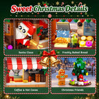 HOGOKIDS Advent Calendar 2026 Gingerbread Train Building Toy with LED Light