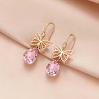 EVEVIC Austrian Crystal Butterfly Teardrop Drop Earrings for Women