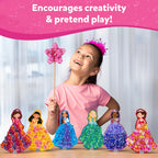 Skillmatics Poke-in Art - Magical Princesses, Mess-Free Fun for Kids, DIY Wood Craft Kits, Creative Activity, Gifts for Girls & Boys Ages 4, 5, 6, 7, 8, 9