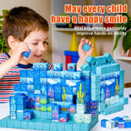 KKQ Magnetic Blocks - 150PCS Magnetic Building Blocks for Toddlers,STEM Sensory Toy for 3 4 5 6 7 8-13 Year Old Boys Girls,Kids Birthday Gifts