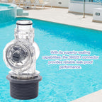 FBULWSEC 360251 Pool Sweep Wall Connector Pool Wall Connector Kit Compatible for Pentair Racer Cleaner Wall Connector with Four Sealing Rings