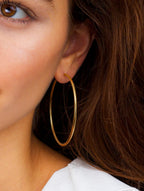 6 Pairs Clip On Hoop Earrings for Women Fake Spring Hoop Earrings, Gold