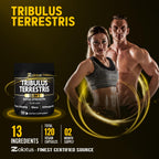 Zolotus 13in1 Tribulus Terrestris Capsules with Maca, Horny Goat Weed, Panax Ginseng, Saw Palmetto, Tongkat Ali, Shilajit & More - Energy, Stamina Supplement for Men & Women - 120 Counts