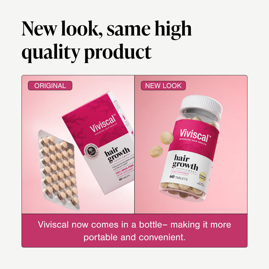 Viviscal Hair Growth Supplements for Women for Thicker, Fuller Hair, Nourishes Thinning & Loss, with Proprietary Collagen Complex, 60 Tablets, 1 Month Supply