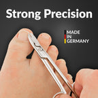 marQus - Toenail Scissors made in Germany - for precise cutting of thick nails, suitable as pedicure tool, with Premium Storage Case