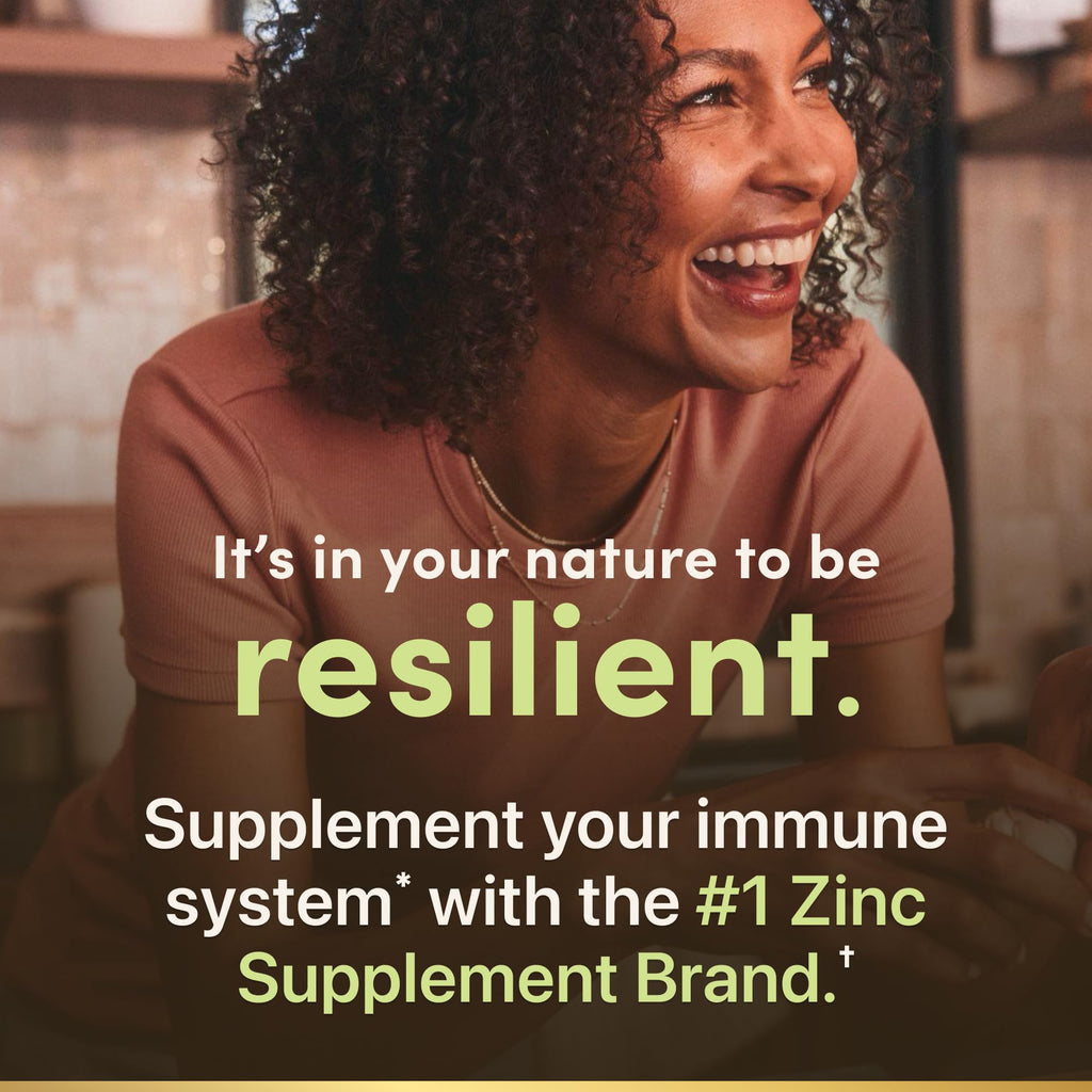 Nature’s Bounty Zinc 50mg,Immune Support & Antioxidant Supplement,Promotes Skin Health,1 Caplet Per Day,Gluten Free,250 Vegetarian Caplets,(Pack of 2)