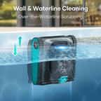 (2026 Upgrade) Aiper Scuba S1 Robotic Pool Cleaner, Wall & Waterline Cleaning, Double Filtration, Extended 180-Min Battery Life, Smart Navigation, App Support, OTA Upgrade