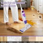 Power Mop Refills, 24 Count Disposable Pads for Swiffer Powermop Mopping - Thickness, Absorbent, Quick Cleaning, Suit All Multi-Surface, [Non-Vacuum Packaged] to Keeps Fluffy