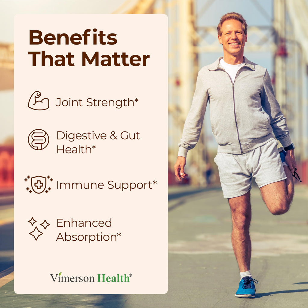 Turmeric Curcumin Supplement with Ginger Root for Joint Support, Digestive & Gut Health - Contains Organic Turmeric Curcumin with Black Pepper (Bioperine) for Enhanced Absorption - 60 Capsules