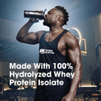 Optimum Nutrition Platinum Hydrowhey Protein Powder, 100% Hydrolyzed Whey Protein Isolate Powder, Flavor: Turbo Chocolate, 20 Servings, 1.8 Pounds (Packaging May Vary)