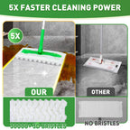 NXPPYY 100ct Dry Sweeping Cloths for Swiffer Sweeper Mop, Heavy Duty Microfiber Duster Mop Pad Refills, Captures Dust & Pet Hair, for Hardwood Floors and Multi-Surface Cleaning