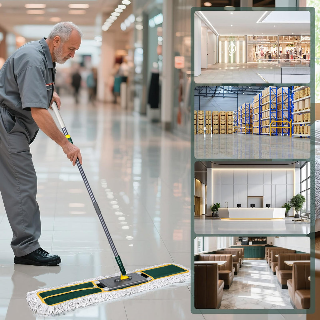 Masthome 36" Commercial Dust Mop, Heavy Duty Industrial mop