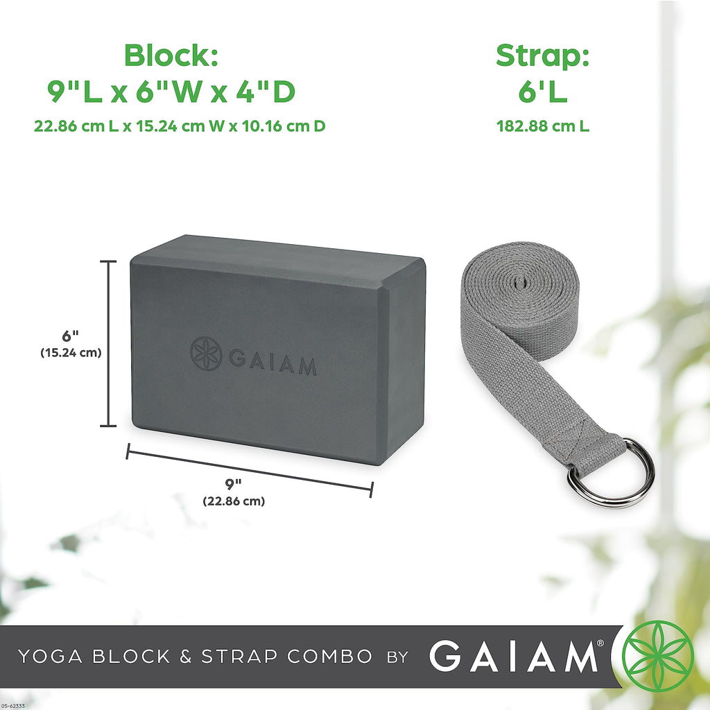 Gaiam, Block/Strap Yoga Combo
