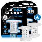 TubShroom Bathtub Drain Hair Catcher – In-Drain Tub Strainer & Clog Prevention Protector, Fits Standard 1.4”–1.75” Tub Drains, Easy Clean, Captures Human & Pet Hair out of Sight (Clear)