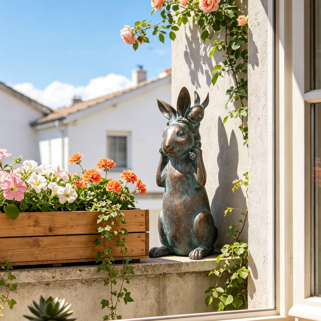 Newman House Studio Garden-Statues Bunny-Decor - Yard Proch Outdoor Décor