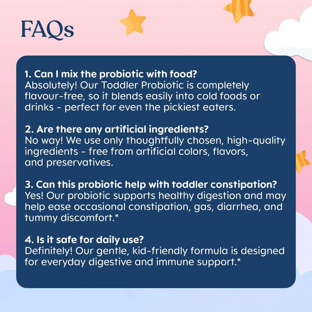 LOVEBUG Kids Probiotic Powder with Prebiotic Fiber - Toddler Immunity Support & Constipation Relief - USDA Organic Probiotics for Childrens Gut & Digestive Health (Ages 1-4) - 60 Pack (Unflavoured)