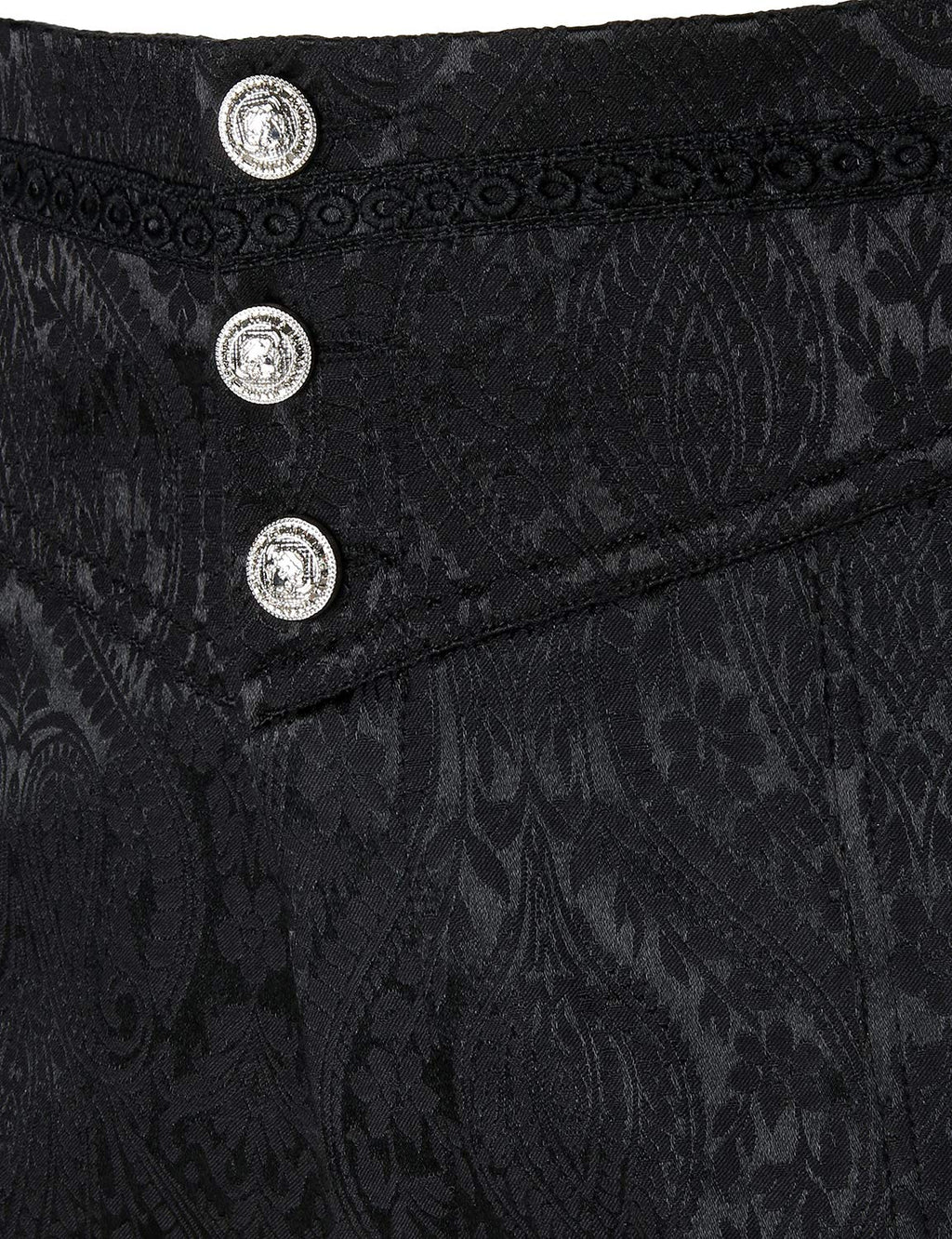 VATPAVE Mens Gothic Pants Costume Steampunk Victorian Pants XL Black