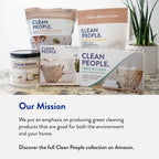 THE CLEAN PEOPLE Toilet Bowl Cleaner | Eco Friendly Toilet Bowl Cleaner Tablets for Removing Hard Water Stains, Rust, and Limescale Buildup (24 Count)