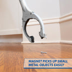 Unger 32” Grabber Plus Reacher Tool and Trash Picker Upper, Built-In Magnet and Economic Grip, Claw Pickup and Yard Clean Up, Reaching Assist for Seniors, Safely Perform Tasks