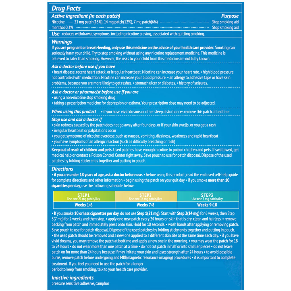 Aroamas Cot Aroamas Nicotine Patches to Help Quit Smoking, Stop Smoking - Delivered Over 24 Hours Transdermal System Aids That Work | Steps 1, 2, and 3 56 (8 Week Kit)
