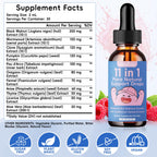 Theronika Aly Parasite Cleanse for Humans & Kids – Advanced Herbal Blend with Black Walnut, Wormwood, Clove, Digestive & Gut Balance Support, Alcohol-Free Liquid Drops, 30 Servings