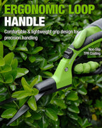 WORKPRO Grass Shears Handheld, Grass Clippers with 360 Degree Swivel Blades
