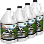 Nature's Freedom 45% Concentrated Vinegar, 4 Gallons - Dilutes to 36 Gallons - 9x Strength Multi-Purpose Solution