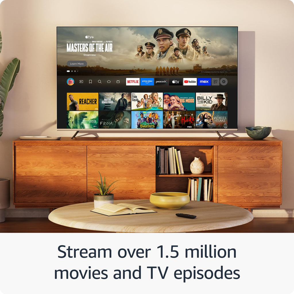 Amazon Fire TV Stick HD (newest model), free and live TV, Alexa Voice Remote, smart home controls, HD streaming