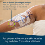 TIDI 50015-PKG AquaGuard Sheet – 9” x 9” – (Area of Coverage: 7” x 7.5”) – Shower Protection Sheet – Self-Adhesive Moisture Barrier – Wound Cover for Showering – 7 Sheets – Home Medical Supplies