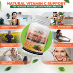Liposomal Vitamin C with Zinc Capsules - Vit C Organic Elderberry, Amla, Camu Camu- Vitamina C High Absorption, Anti Aging, Immune Support,1500mg/Serving 3 Month Supply Gluten Free NON GMO Veggie Caps