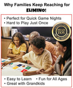 Elimino Family Card Game – Fast-Paced Game of Luck & Sabotage | Ages 7+
