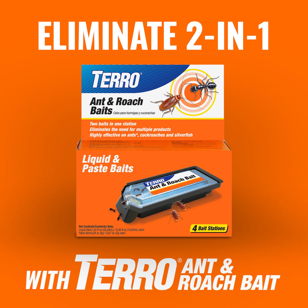 TERRO Cockroach Gel Bait Killer, 84g of Bait, Fast-Acting Roach Killer