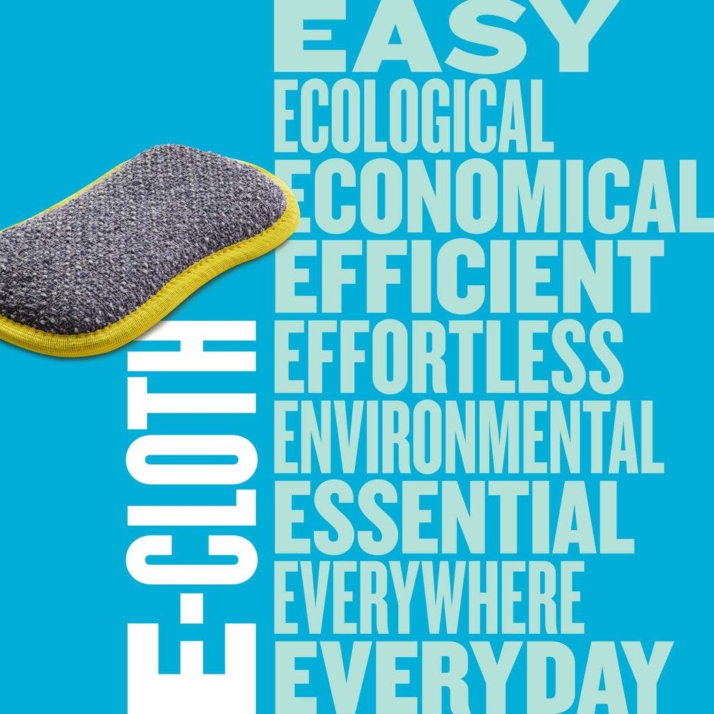 E-Cloth Washing Up Pad, Premium Microfiber Non-Scratch Kitchen Dish Scrubber Sponge, Ideal for Dish, Sink and Countertop Cleaning, 100 Wash Guarantee, Yellow, 4 Pack