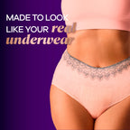 Always Discreet Boutique Adult Incontinence & Postpartum Underwear for Women, High-Rise, Size Small/Medium, Rosy, Maximum Absorbency, Disposable, 12 Count (Packaging May Vary) (Pack of 4)