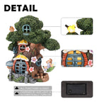 Fairy Garden House, Solar Fairy Houses for Outside, Tree Stump Cottage