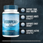 (5 Pack) Vigor Peak Capsules - Official VigorPeak Pills Advanced Premium Formula Support Maximum Strength, All Natural Ingredients Vitamins for Overall Health & Wellness, 300 Capsules for 5 Months