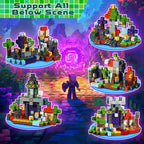 Magneverse 200 PCS 0.8in Magnetic Blocks - Magnet Toys for Kids, Magnetic Building Blocks Cubes, Stacking Magnets, School STEM Toys Birthday Gifts for Boys and Girls Age 3+ Years Old (Theme: Portal)