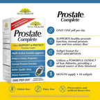 Real Health Prostate Complete - Prostate Health Supplements for Men, Saw Palmetto, One-per-Day Formula - 30 Count (Pack of 2)