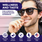 PurePix QuitPix Flavored Toothpicks to Quit Smoking – Nicotine Free Infused Toothpicks with L-Theanine & NAC, Extra Thick Oral Fixation Relief, 4 Flavor Variety Pack (80ct) Made in USA