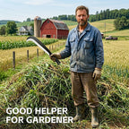 Sickle Machete for Yard Work Machetes for Cutting Trees Billhook Brush Clearing Sickle Garden Tool Brush Axe Harvest Knife Heavy Duty Machete with Curve Blade Grass Sickle for Gardening,Weeding