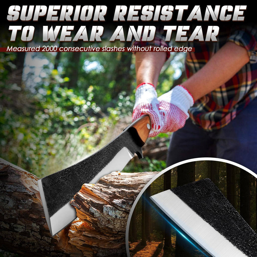 Freelander Japanese Machete with Wood Sheath for Yard Work, Gifts for Men