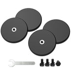 Magnetpro 4 Pieces Strong Rubber Coated Mounting Magnets 30 LB