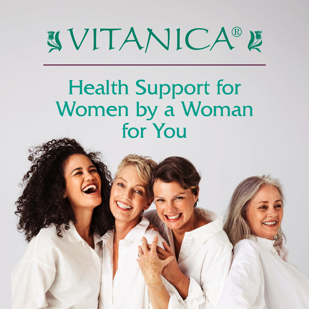 Vitanica Breast Cycle Blend - Breast Support Supplement with Chaste Tree Berry & Vitamin E - Cycle Support Supplement for Women - Female Dietary Supplement with Vitamin A - Vegan - 60 Capsules