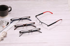 mrbobmslee 4 Pack Reading Glasses for Men, Blue Light Blocking Computer Readers, Anti UV Ray/Eye Strain/Glare, Metal Frame Eyeglasses with Pouches(175 Magnification Strength)