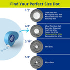 Glue Dots 6-Ct. Dot N' Go Dispenser Set, 200 (.375'') Permanent Dots Each (11346)