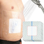 15Pcs 10.2"x10.2" Shower Shields Wound Cover, Large Waterproof Protector Bandage with Non-Stick Central Pad, Adhesive Dressing Film for Dialysis Catheter Post Surgical PICC Line