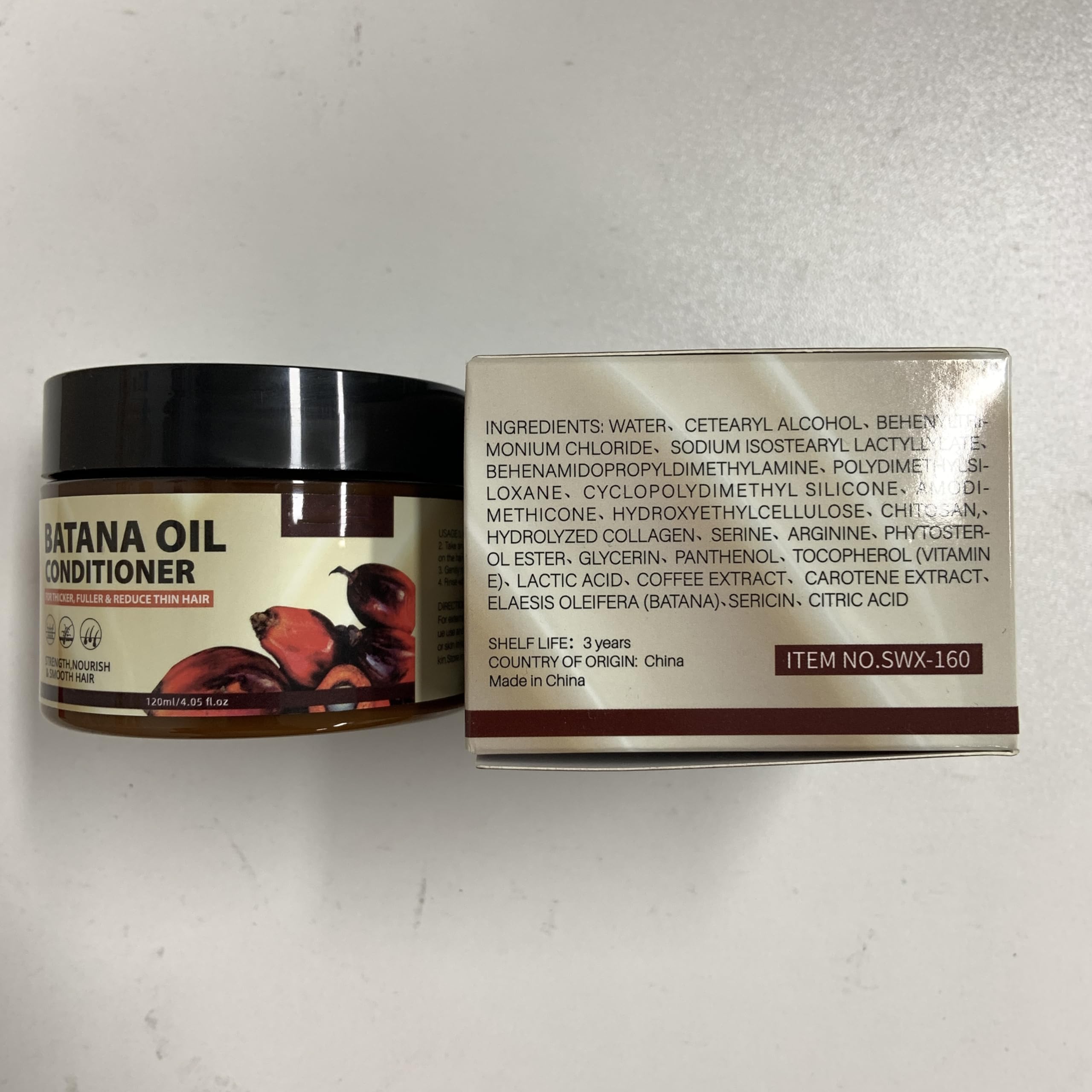NEWUREHO 2 Bottles Batana Oil for Hair Growth, 100% Unrefined Natural Batana Oil Revitalized Hair Strength, Organic Raw Batana Conditioner For Men and Women